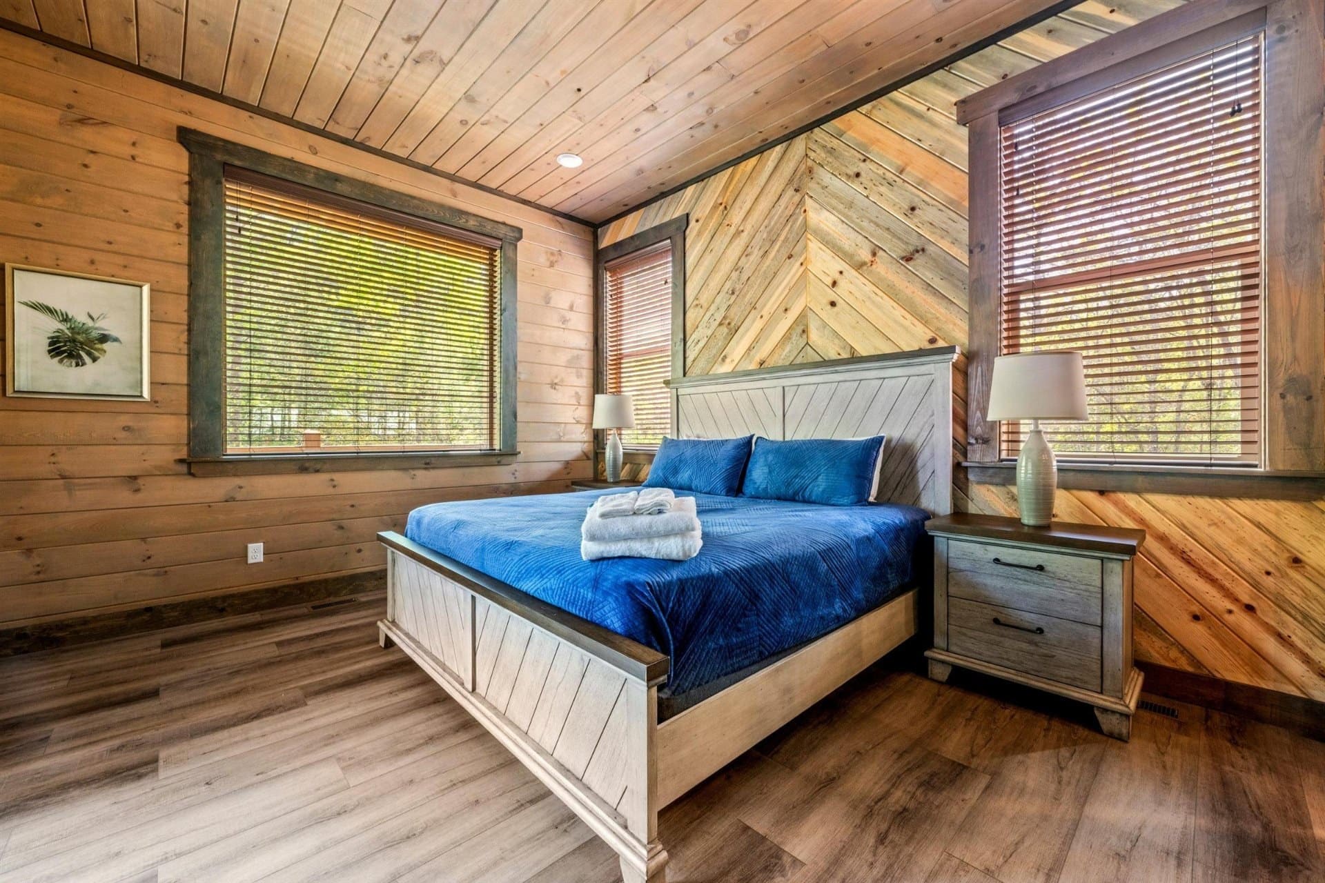Smoky Mountain vacation rental primary bedroom furnished by Smoky's Furniture